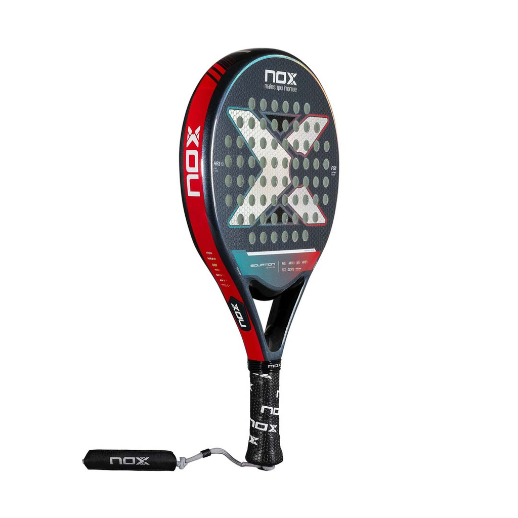 PALA PADEL NOX EQUATION LIGHT BLACK/RED