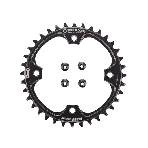[S211400003] CADENA SPZ VADO CHR TURBO, 36T, 11/12-SPD, 104BCD, 1X RING, STEEL, W/ CHAINRING BOLTS, PRAXIS