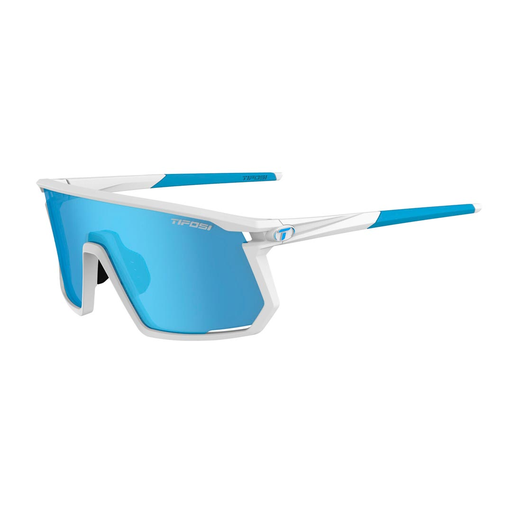 [1880101222] LENTE CICLISMO TIFOSI MOAB MATTE WHITE CLARION BLUE/AC RED/CLEAR