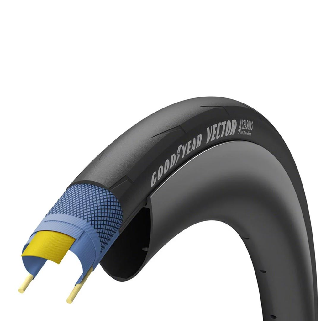 CAUCHO GOODYEAR VECTOR 4SEASONS 700X25 BLK