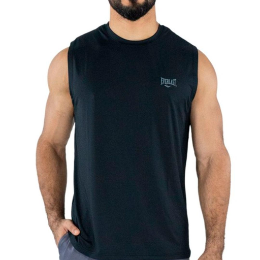 [EV40XAM001-S] CAMISETA EVERLAST POLY/SPX CHAMPION  BLACK