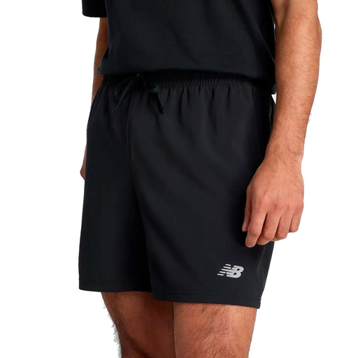 SHORT NEW BALANCE LINED 5 PULGADAS SPORT ESSENTIALS RUNNING BLACK