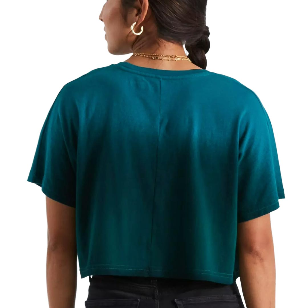 CAMSIETA SPZ CROP TEE SS WMN TRPTL SPRAY 