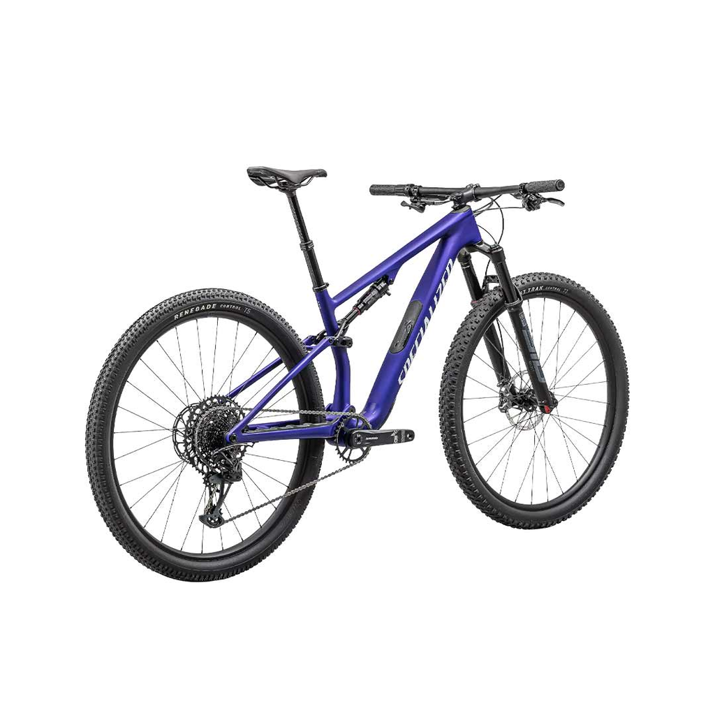 BICICLETA SPECIALIZED EPIC 8 COMP SATIN METALLIC/SAPPHIRE WHITE