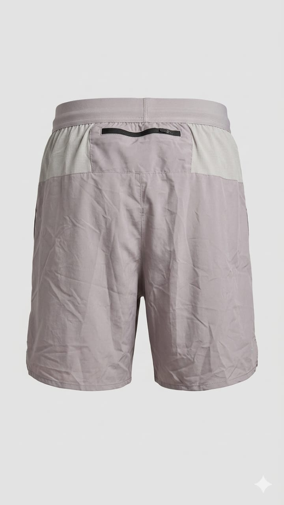 SHORT UBX FITNESS CON LICRA GRIS
