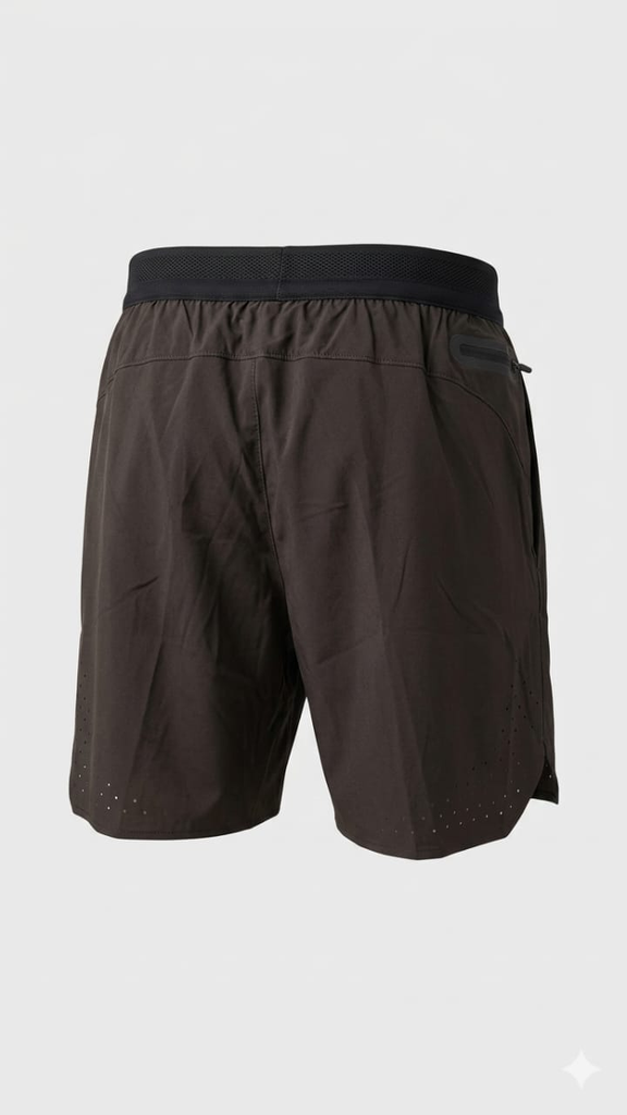 SHORT UBX FITNESS RUNNING BOLSILLO TRASERO NEGRO