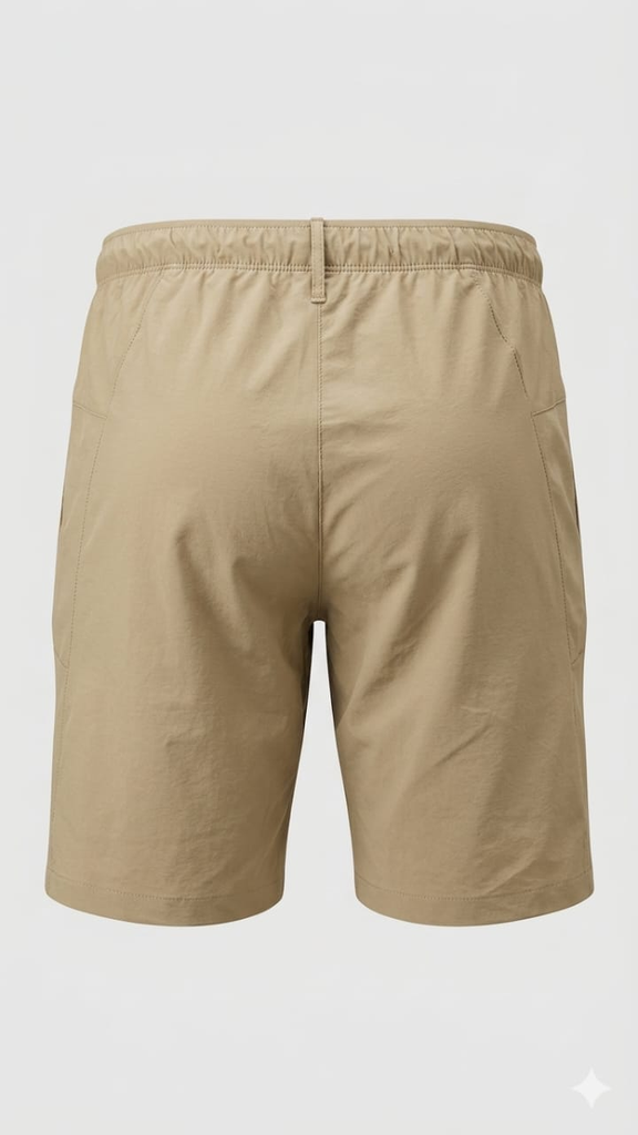 SHORT UBX FITNESS SIN COSTURA CAQUI