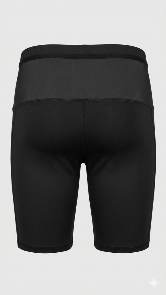 LICRA UBX FITNESS CORTA BOLSILLOS RUNNING NEGRO