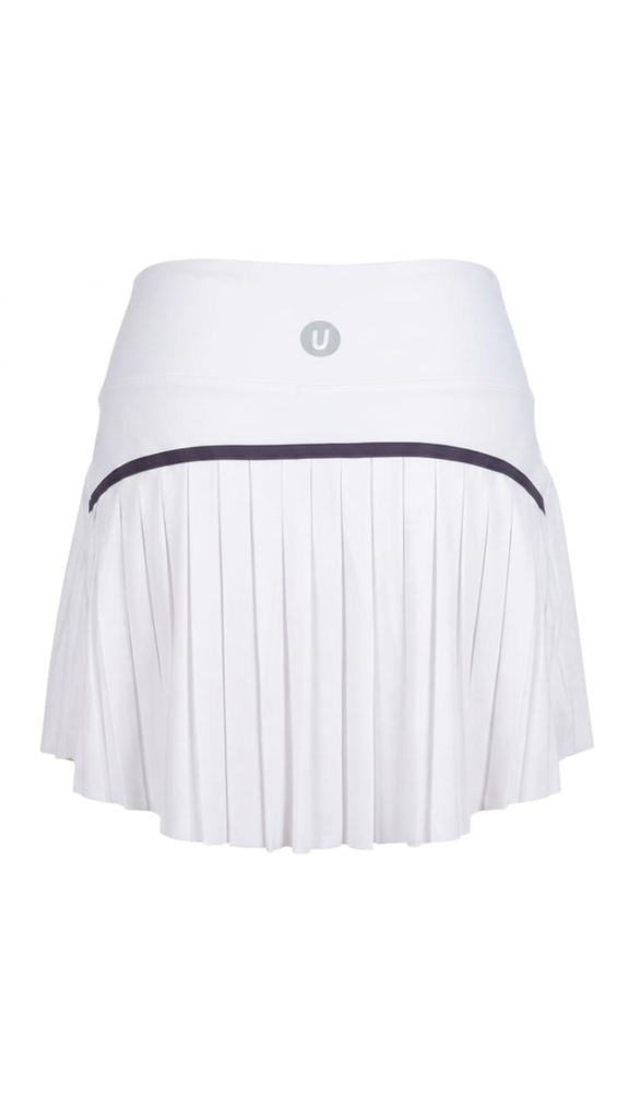 FALDA UBX FITNESS PLIEGOS BLANCO
