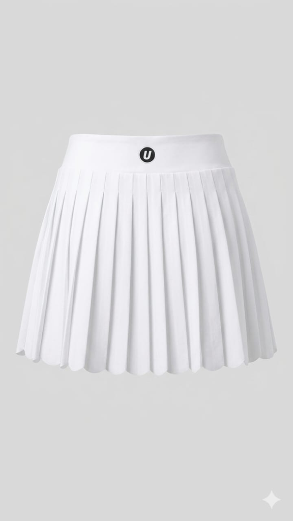 FALDA UBX FITNESS PETALO BLANCO
