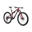 BICICLETA SPZ EPIC 9 SW  GLOSS RED TINT OVER RED REFLEX PEARL EDGE FADE / METALLIC WHITE SILVER  M