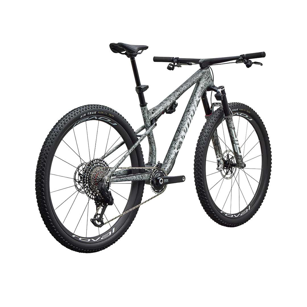 BICICLETA SPZ EPIC 9 SW  GLOSS METALLIC OBSIDIAN MULTI COLOR DRY IMPASTO/ METALLIC WHITE SILVER M