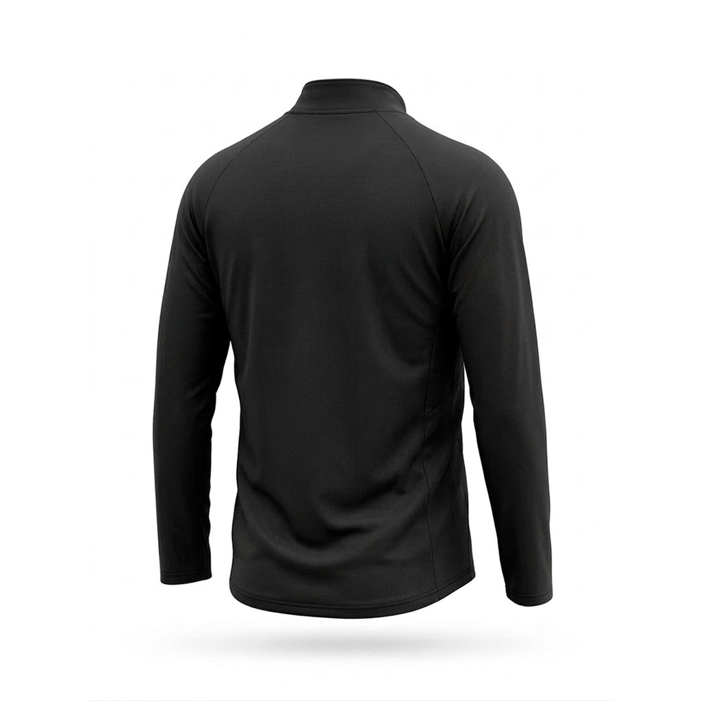 SUETER UBX FITNESS CON CIERRE 3/4 NEGRO
