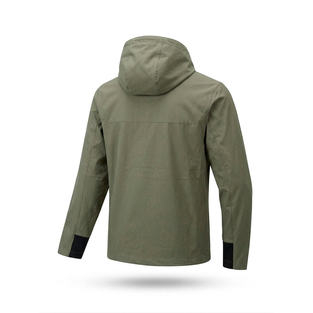 CHAQUETA UBX FITNESS CUFF VERDE