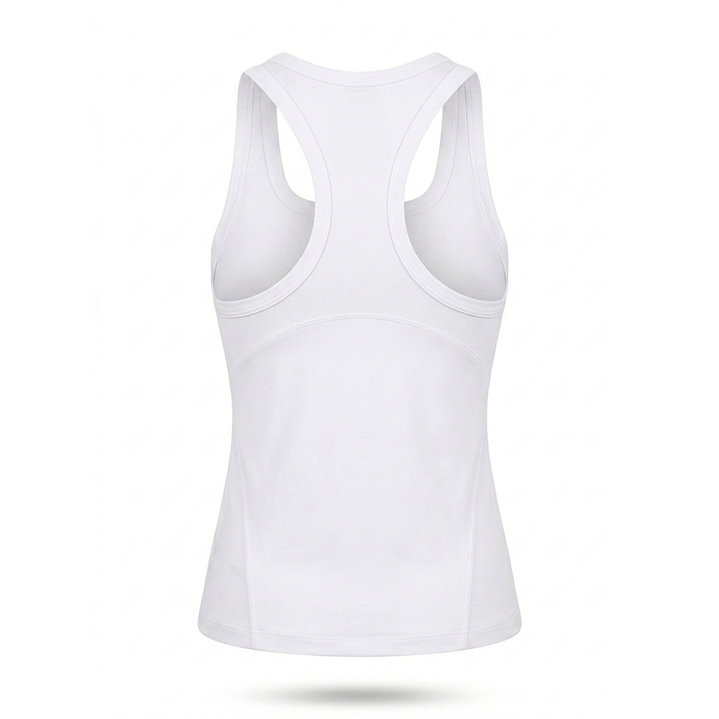 FRANELILLA UBX FITNESS RACER BLANCO