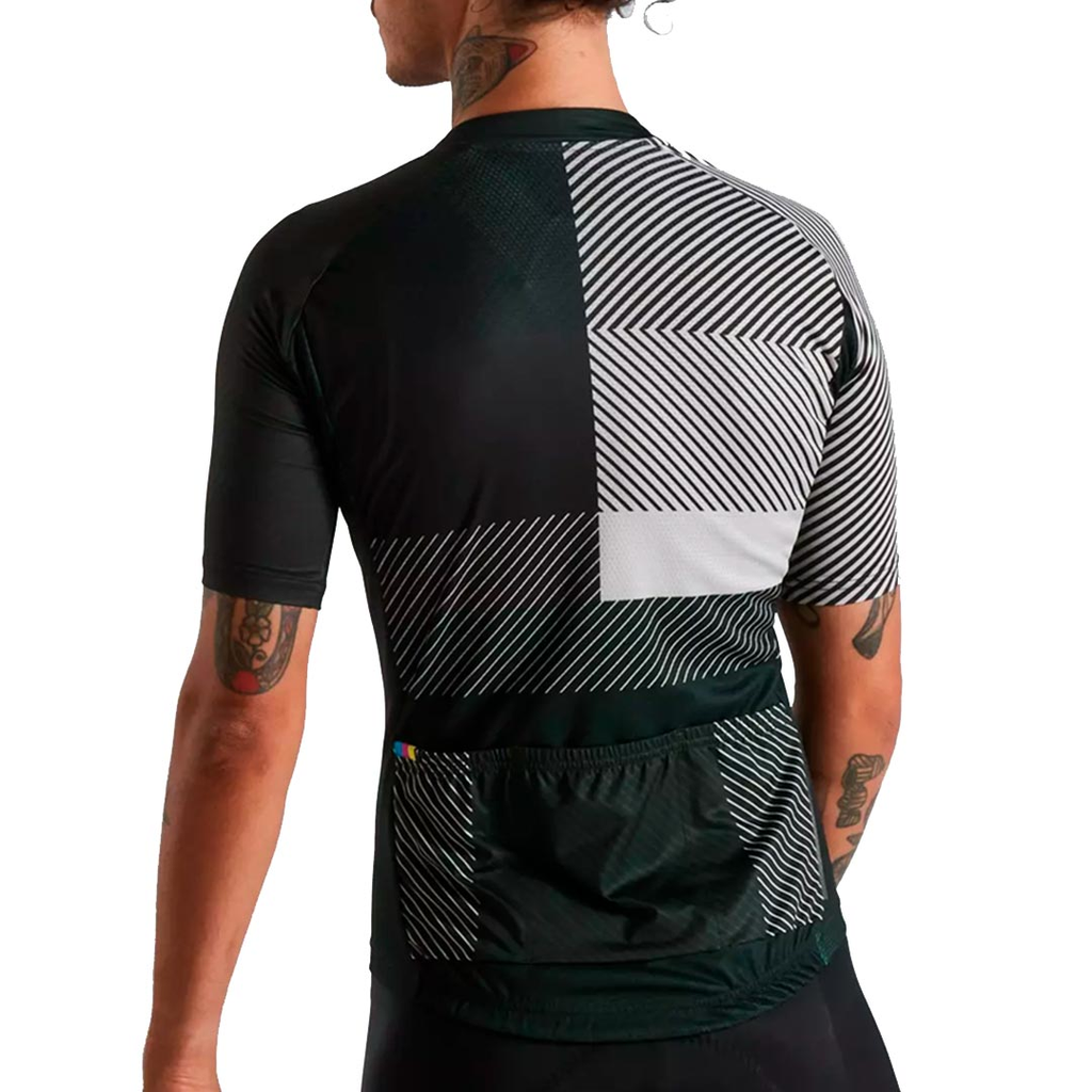 JERSEY  SPZ SL+ LOGO STRIPE SS MEN 