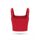 TOP UBX FITNESS TANK SQUARE ROJO